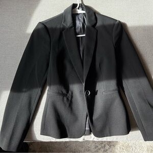 Express Black Blazer with Pinstripe Lining
